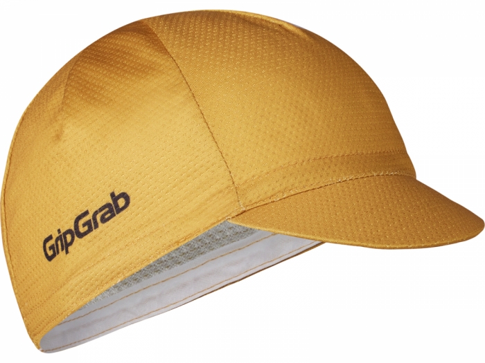 Czapka z daszkiem GripGrab Lightweight Summer M/L, musztardowa