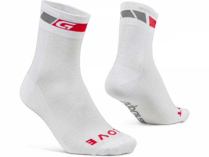 Skarpetki rowerowe GripGrab Classic Regular Cut Summer Socks L, białe
