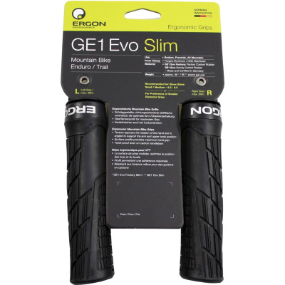 Chwyty gripy Ergon GE1 Evo slim czarne 30mm