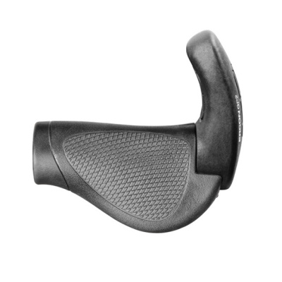 Chwyty rowerowe Ergon GP2 L Gripshift czarno/szare