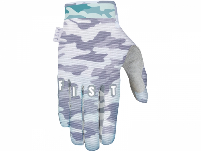 Rękawiczki rowerowe FIST Summer Glove Snow Camo Breezer S, camo