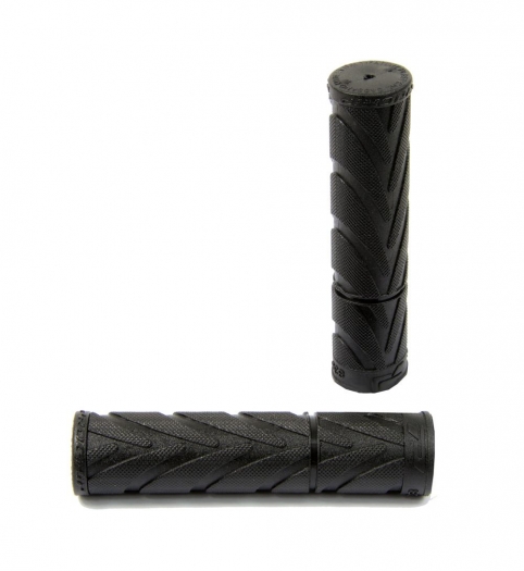 Chwyty rączki rowerowe 836 czarny pvc soft