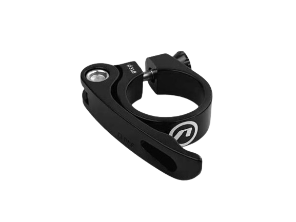 Obejma z zaciskiem mimośrodowym Accent Profi 31,8mm czarna