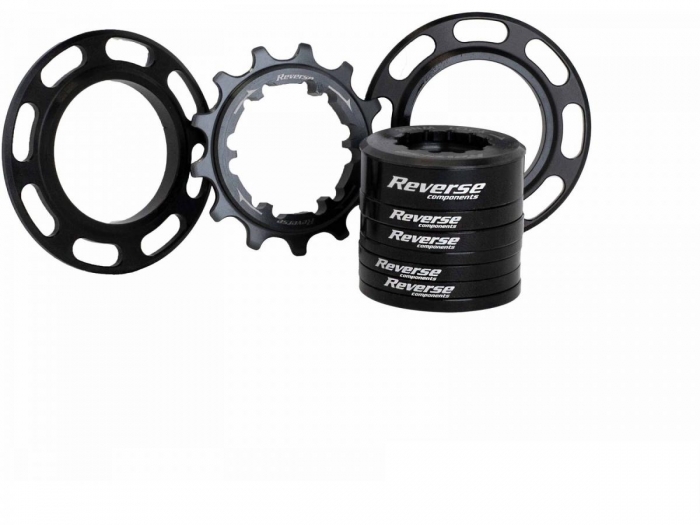Zestaw REVERSE Microspline Single Speed Kit czarny 13T