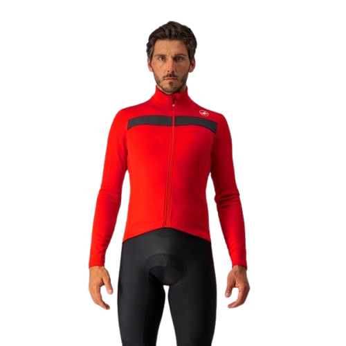 Bluza kolarska Castelli Puro 3 Red Rozmiar L