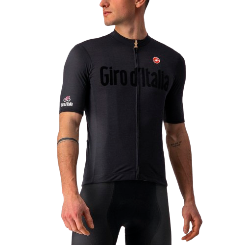 Koszulka kolarska Castelli Giro Heritage, czarna, r. L