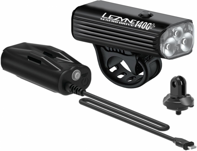 Zestaw Lezyne Macro Drive 1400+ Loaded Kit Powerbank USB-C