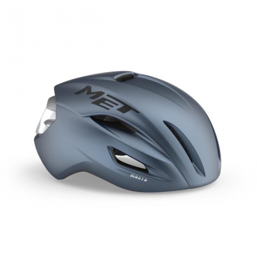 Kask rowerowy Met Manta Mips M navy silver matt