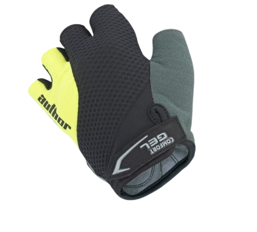 Rękawiczki kolarskie Authot Men Comfort Gel X24 czarno-żółte(fluo) S