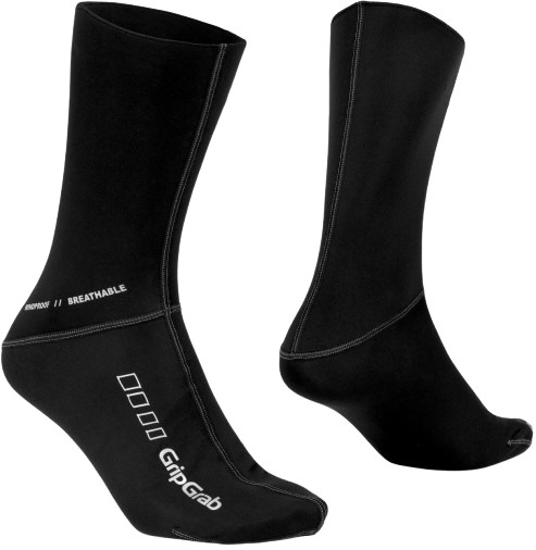 Skarpetki kolarskie GripGrab Windproof Spring-Autumn So L, czarne