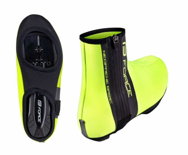 Ochraniacze na buty FORCE Basic fluo rozm. S