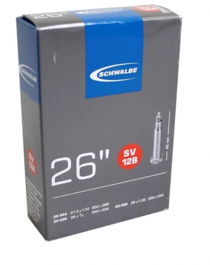Dętka rowerowa Schwalbe 26 presta 40mm  (sv12b)