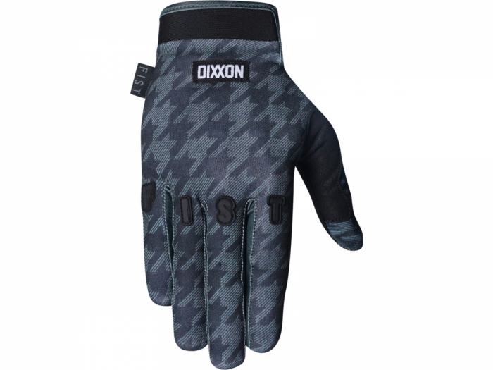 Rękawiczki rowerowe FIST Dixxon Hounds Tooth XL, czarno-szare