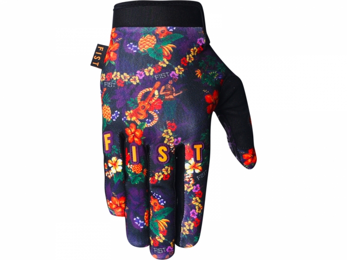 Rękawiczki rowerowe FIST Glove Hula M, czarno-pomarańczowe