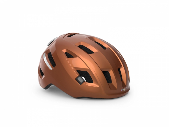 Kask rowerowy MET E-MOB M cooper glossy