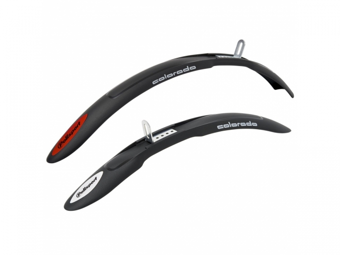 Błotniki rowerowe plastikowe Author Junior X24 20-24 czarne