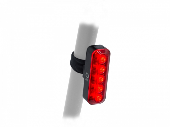 Lampka rowerowa tylna AUTHOR XYRIUS Brake 400lm USB czarna
