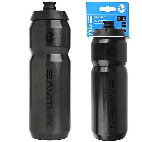 Bidon M-Wave 750ml plastikowy czarny transparentny