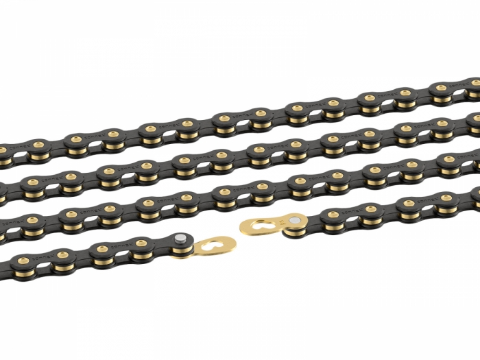 Łańcuch rowerowy Connex 12sB black stal 126 ogniw, spinka conneX link