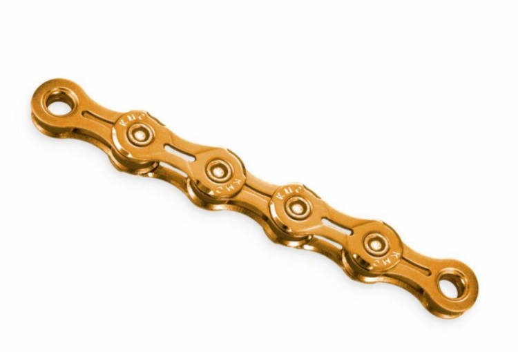 Łańcuch rowerowy 11-biegowy KMC X11EL Ti-N Gold 1/2x11/128