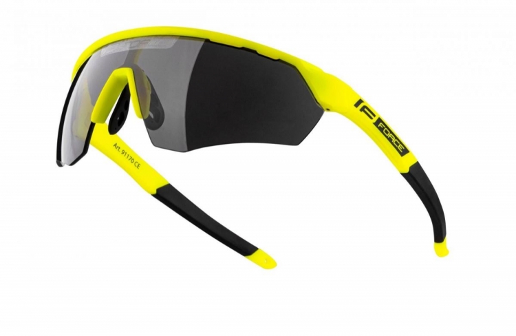 Okulary przeciwsłoneczne Force Enigma, fluo mat, czarne szkła