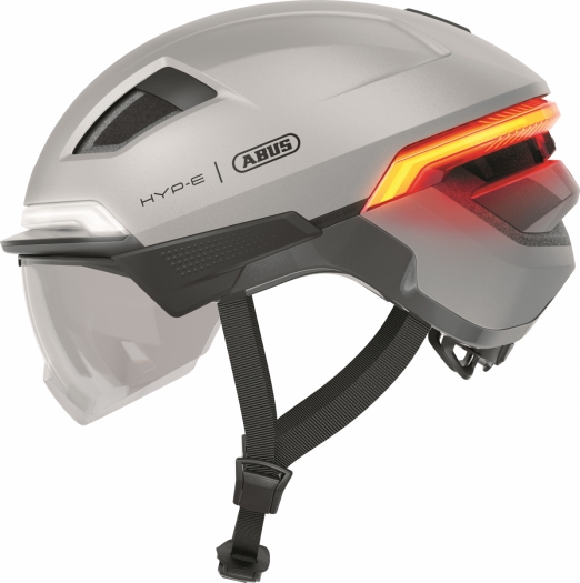Kask rowerowy Abus Hyp-E Ace gleam silver S 51-55cm