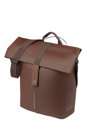 Sakwa rowerowa Basil City MIK Studs brązowa 14-16L