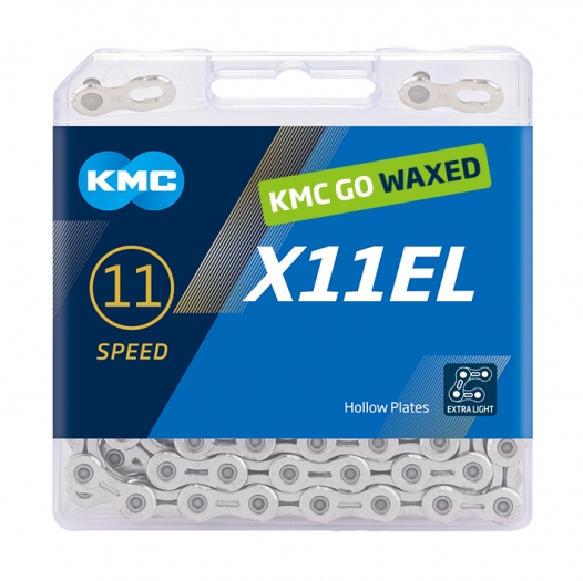 Łańcuch rowerowy 11-rz KMC X11EL 118L waxed