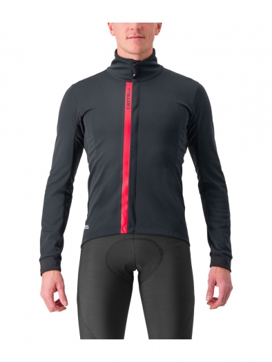 Kurtka kolarska Castelli Entrata black/red rozmiar XL
