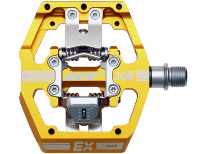 Pedały zatrzaskowe HT Components HT-X3 złote