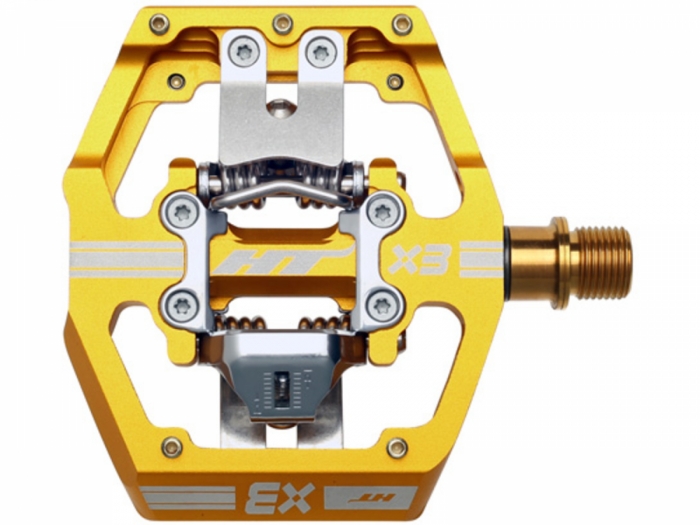 Pedały zatrzaskowe HT Components HT-X3T złote