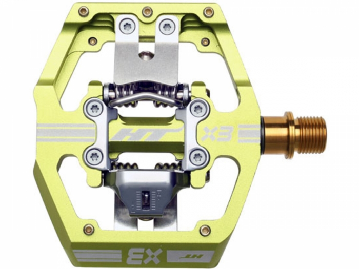 Pedały zatrzaskowe HT Components HT-X3T zielone