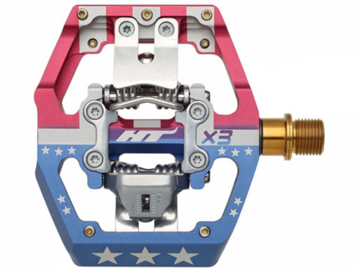 Pedały zatrzaskowe HT Components HT-X3T Stars and Stripes