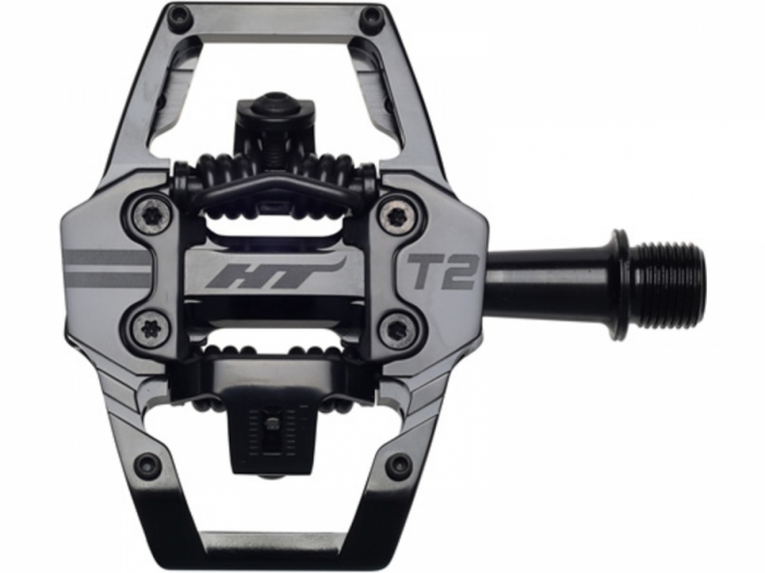 Pedały zatrzaskowe HT Components HT-T2 stealth czarne