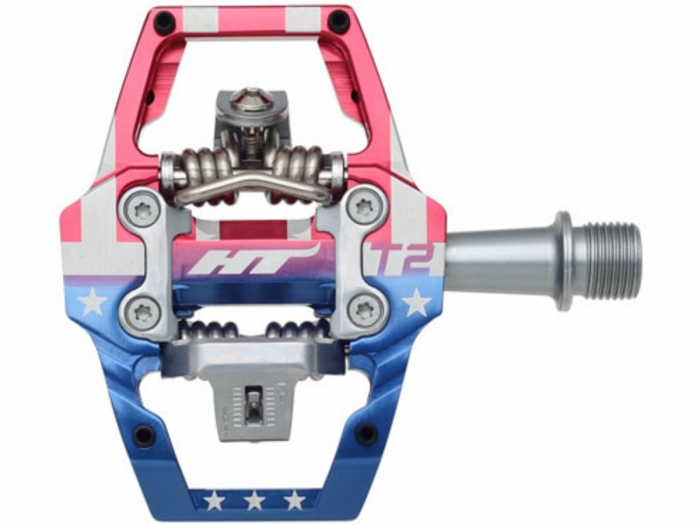 Pedały zatrzaskowe HT Components HT-T2 Stars and Stripes