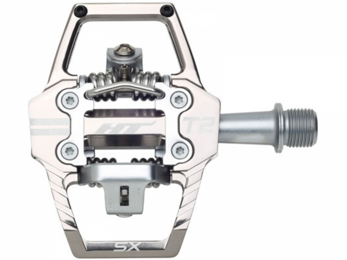 Pedały zatrzaskowe HT Components HT-T2-SX szare