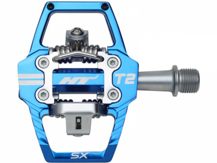 Pedały zatrzaskowe HT Components HT-T2-SX royal niebieskie