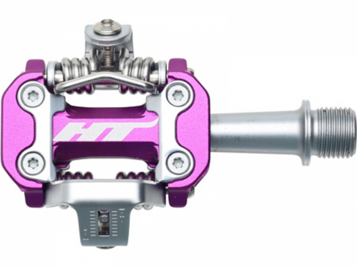 Pedały rowerowe HT Components HT-M2 purpurowe