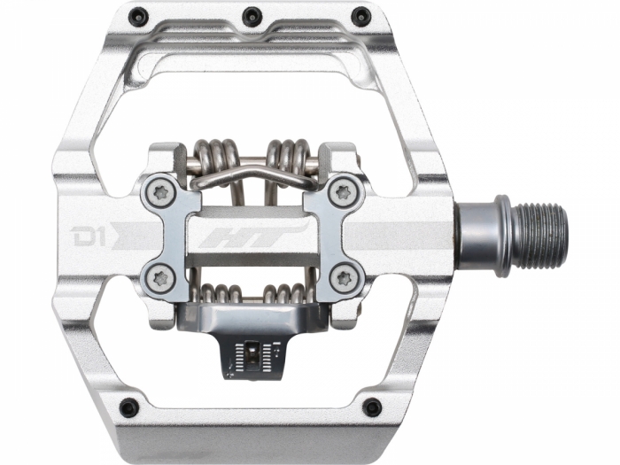 Pedały rowerowe HT Components HT-D1 (Duo) srebrne