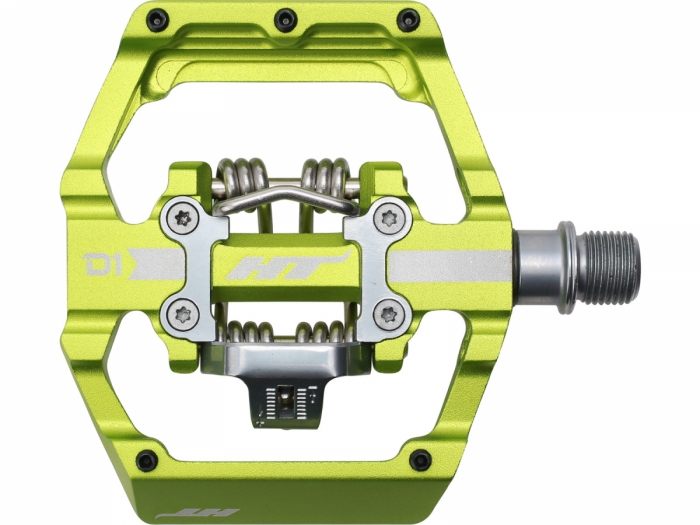 Pedały rowerowe HT Components HT-D1 zielone