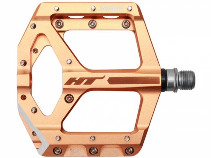 Pedały rowerowe HT Components HT-ANS10 różowe złoto