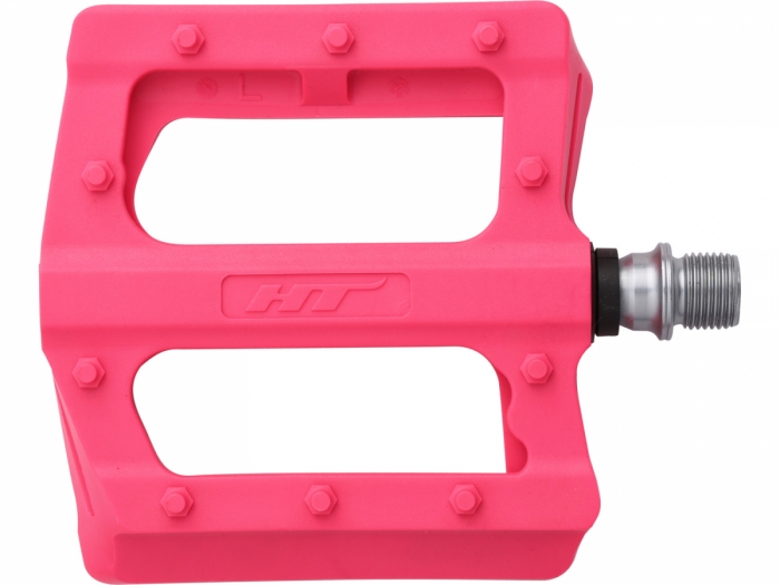 Pedały rowerowe HT HT-PA12 8082 neon różowe