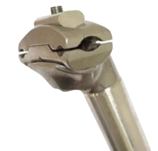 Wspornik siodła ATB 27x350mm srebrny