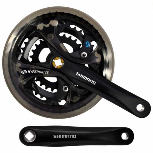 Korba rowerowa Shimano Acera FC-M361 175x48/38/28T 8s czarna