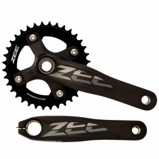 Korba rowerowa Shimano ZEE FC-M640 170x36T 10s czarna
