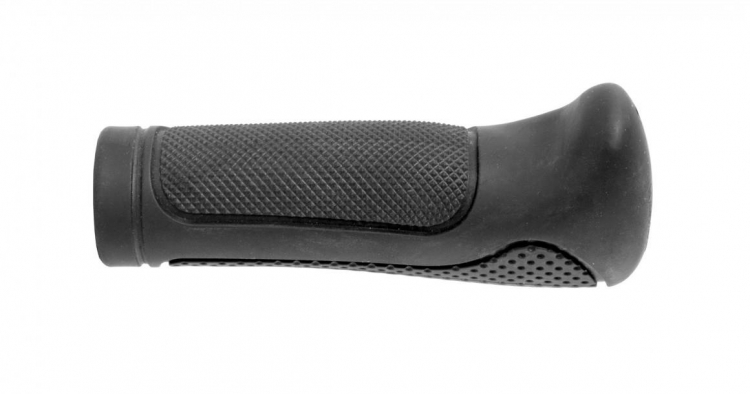 Chwyty rowerowe Ergo kier czarny 118 mm TPE