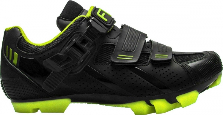 Buty rowerowe MTB FLR Black/Neon Yellow rozm. 44