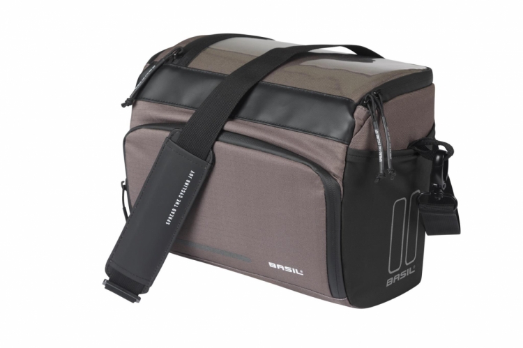 Torba rowerowa na kierownicę Basil Move 7-8l, brązowa