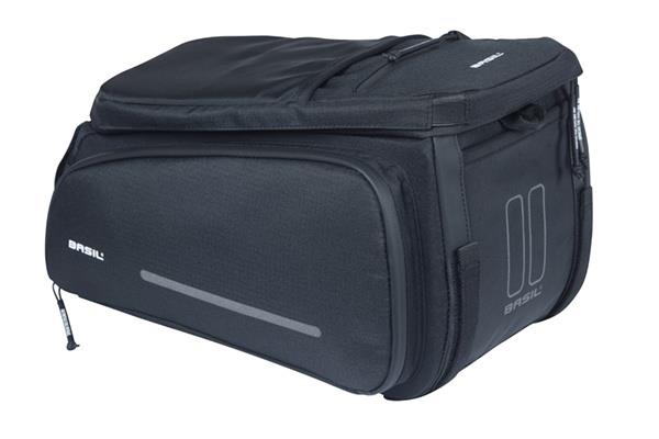 Torba rowerowa na bagażnik Basil Move 10-26l, czarna