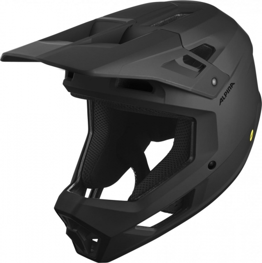 Kask fullface Alpina Pikes mips czarny mat 60-63